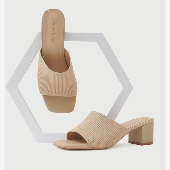 NIB SHOE’N TALE Slide Mule in Nude - Picture 6 of 11